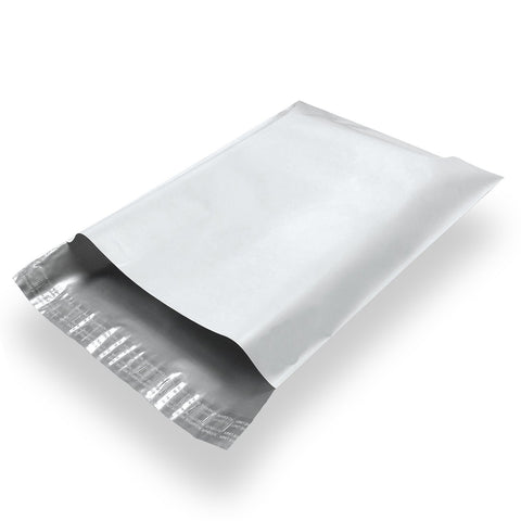 BESTEASY 14.5x19 Poly Mailers 2.5 Mil Envelopes Shipping Bags with Self Sealing Stripe,White Poly Mailers