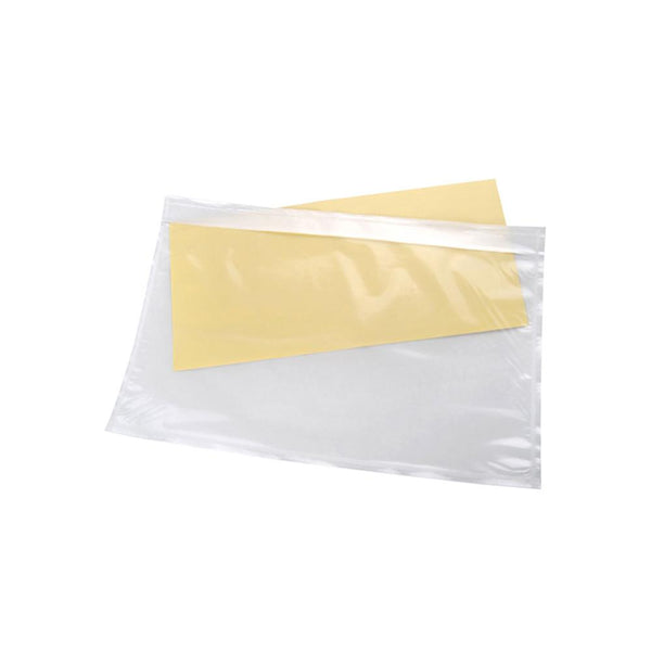 BESTEASY 7.5" x 5.5" Clear Adhesive Top Loading Packing List/Label Envelopes Pouches