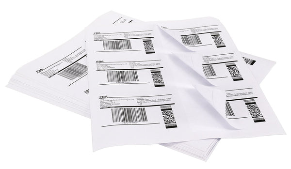 BESTEASY 6 up 3-1/3 X 4 Sticker Labels Shipping Address Labels for Laser/Ink Jet Printer