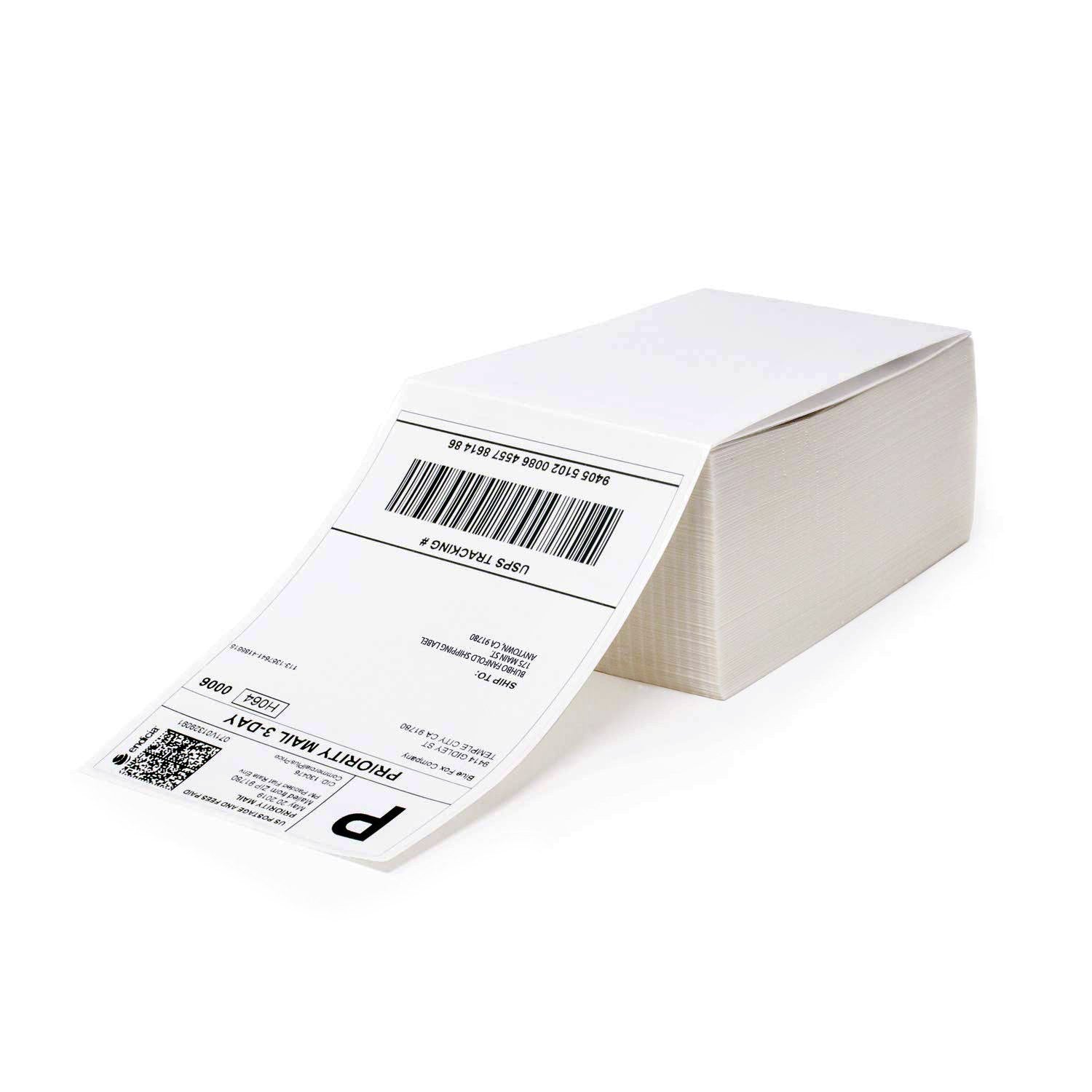 BESTEASY Thermal Labels, Fanfold Labels, Commercial Grade Shipping Labels for Direct Thermal Printer